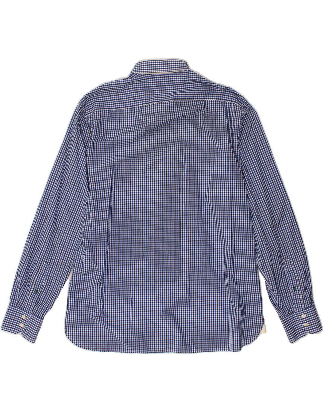 TOMMY HILFIGER Mens Shirt XL Blue Check Cotton Vintage Tommy Hilfiger and Second-Hand Tommy Hilfiger from Messina Hembry 
