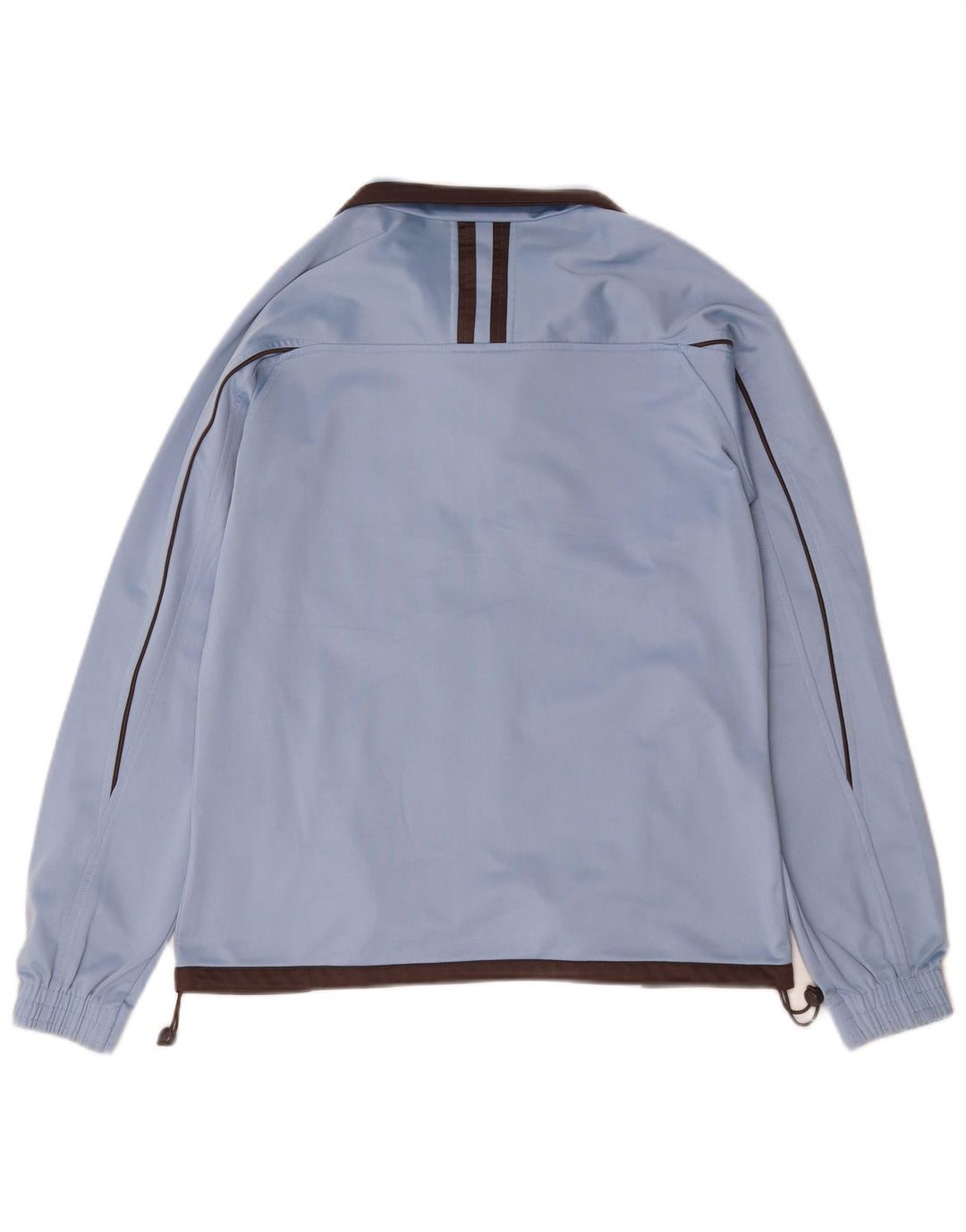 Diadora Womens Oversized Tracksuit Top Jacket UK 10 Small Blue Polyester
