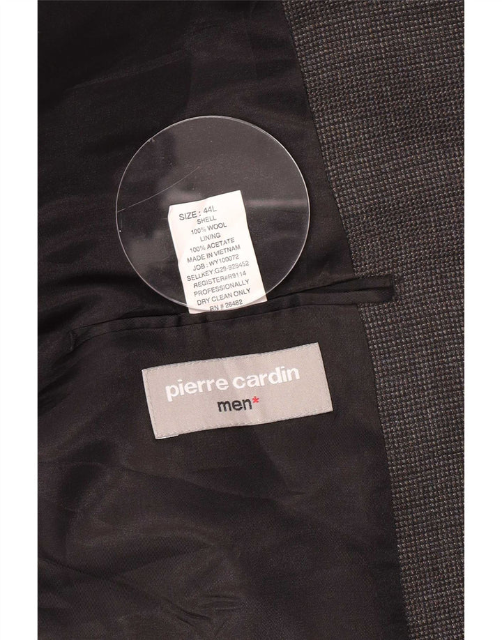 Pierre Cardin Mens 1 Button Blazer Jacket IT 44 Medium Grey Wool