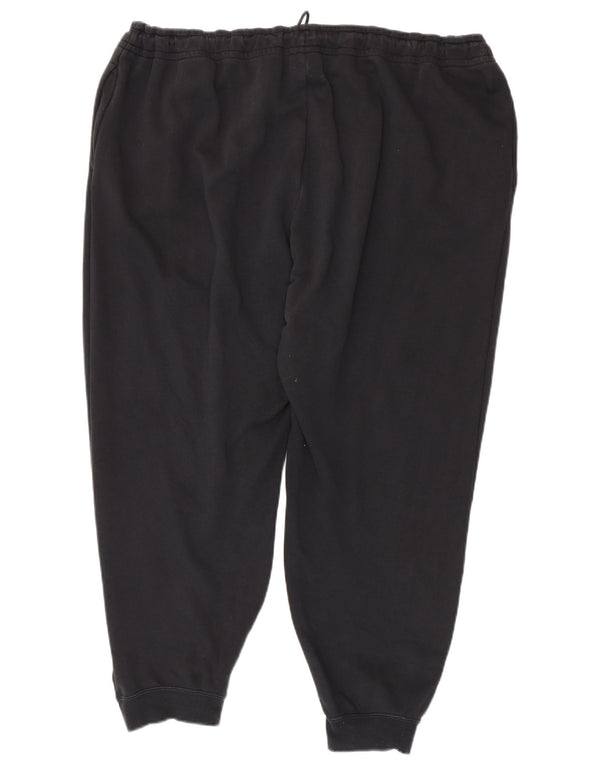 Nike Womens Crop Tracksuit Calças Joggers UK 22 3XL Algodão Preto