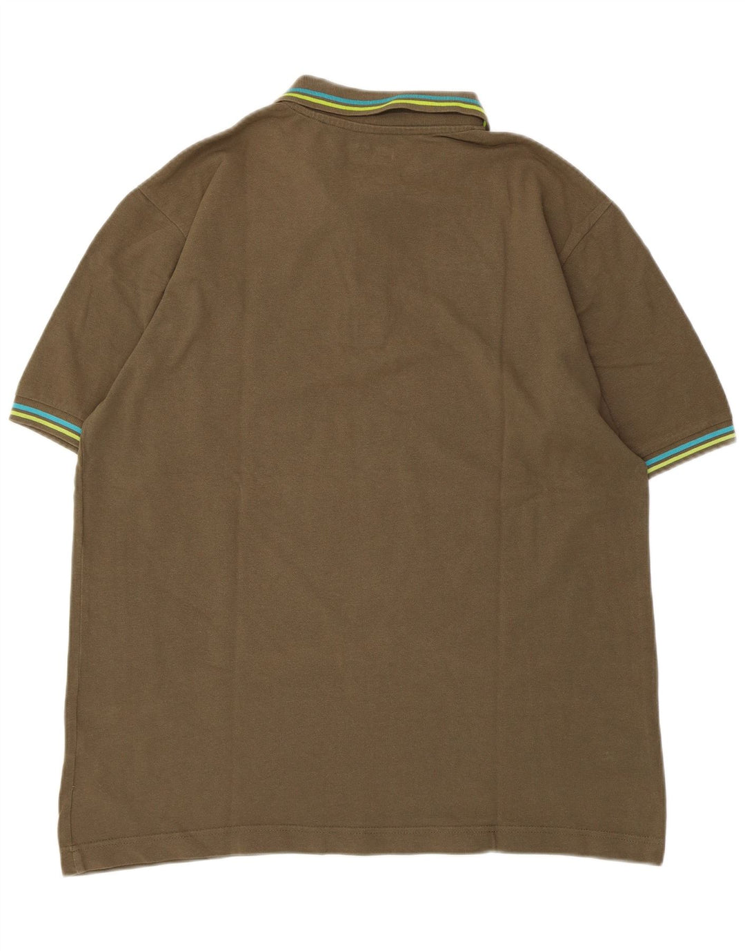 Kappa Mens Polo Shirt XL Khaki Cotton