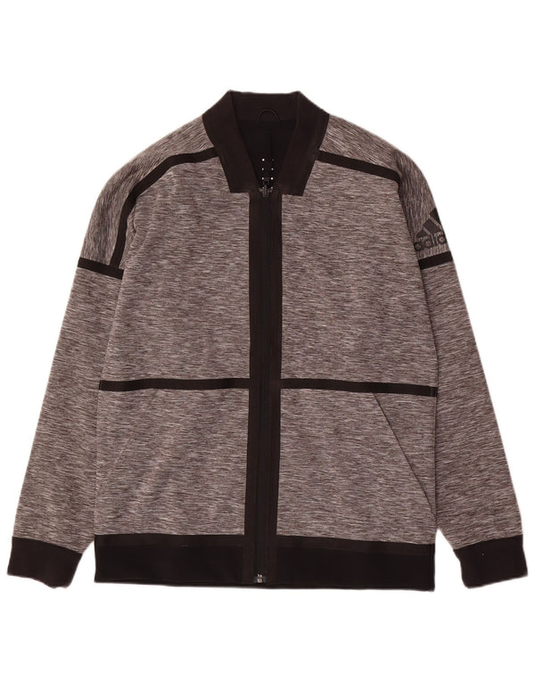 Giacca da ginnastica reversibile da uomo Adidas Small Grey Colourblock