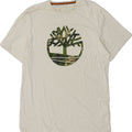 TIMBERLAND Herren-T-Shirt mit Grafik, Größe L, Weiß
