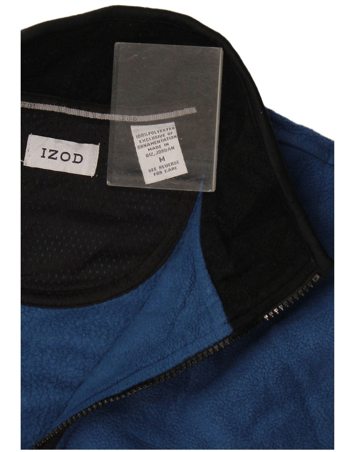 Izod Herren Fleecejacke UK 38 Mittelblaues Polyester