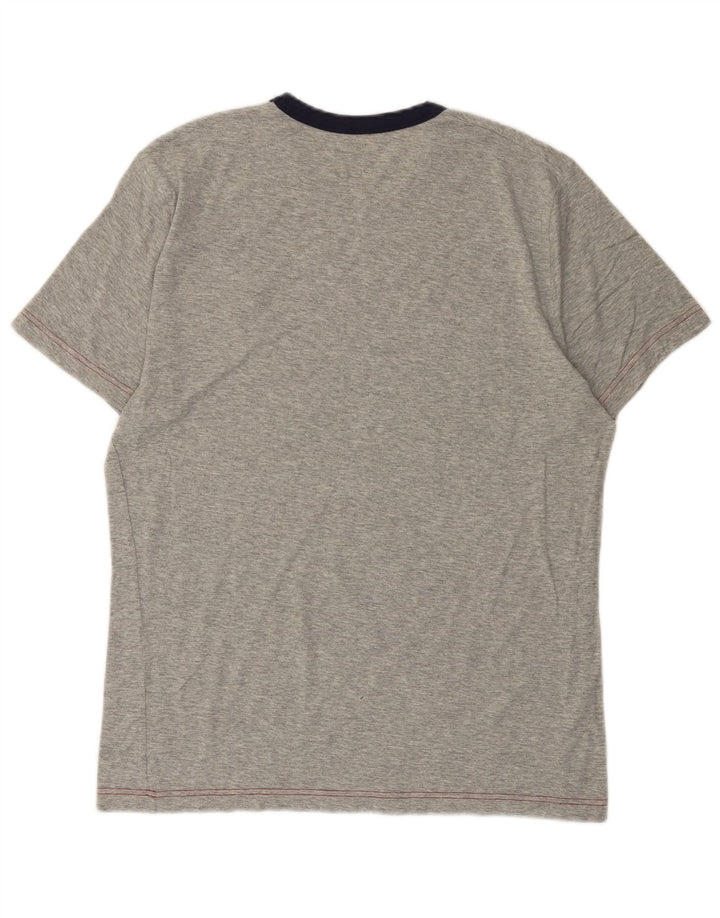 T-shirt męski FILA Top, średnioszary, bawełniany