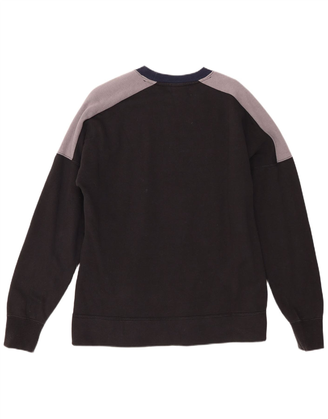 Nike Herre grafisk sweatshirt Jumper Medium Navyblå Colourblock Bomuld