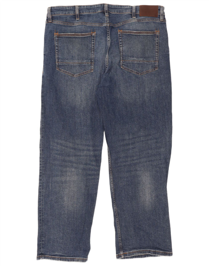 Marks & Spencer Mens Loose Jeans  W38 L31 Navy Blue Cotton