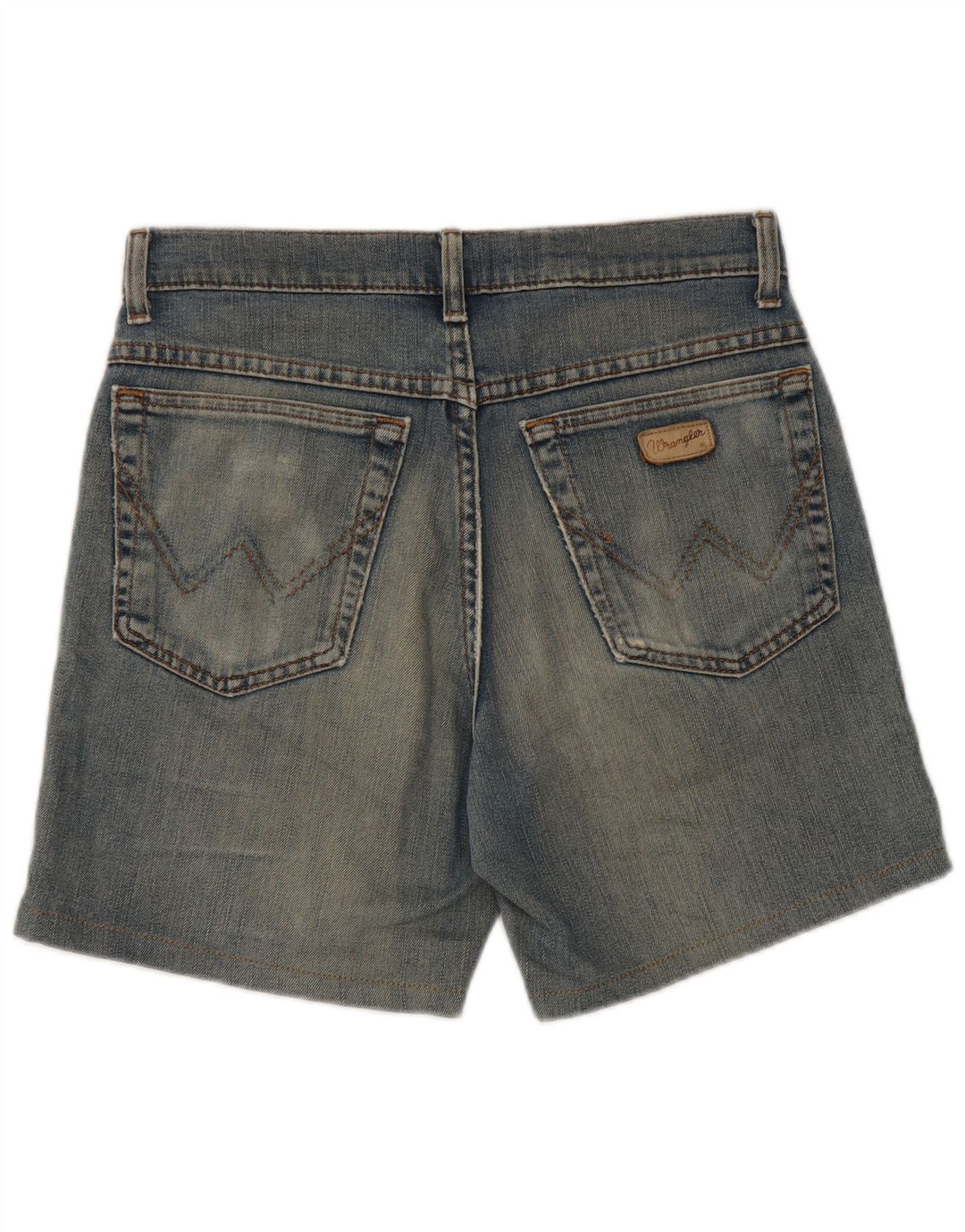 Wrangler denimshorts til kvinder W31 mellemblå bomuld