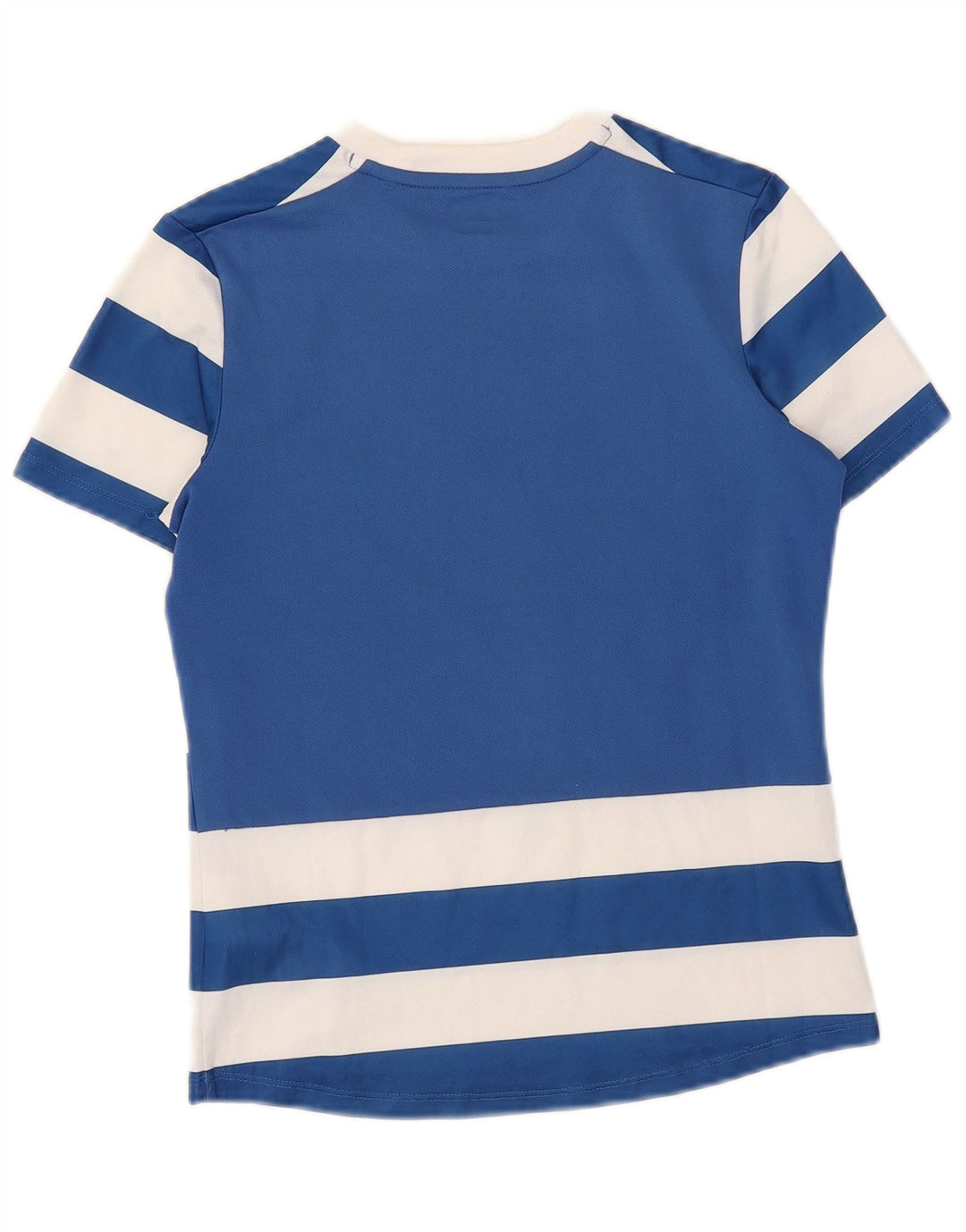 Umbro Boys T-Shirt Top 9-10 År Medium Blå Stribet Polyester