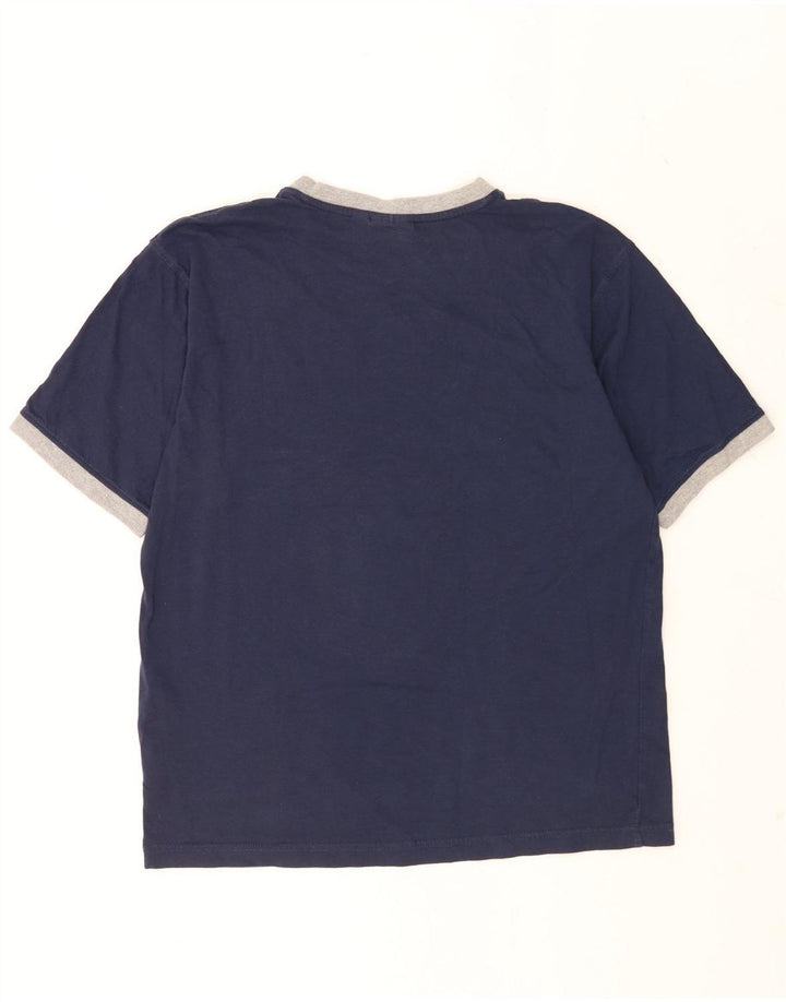 Fila Herre T-Shirt Top Stor Marineblå Bomuld