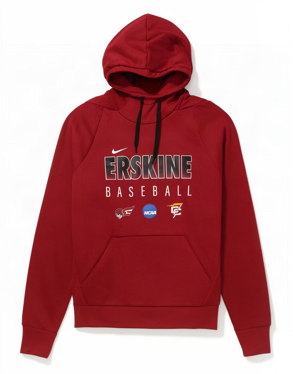 Męska bluza z kapturem Nike Erskine Baseball Graphic, średni bordowy poliester