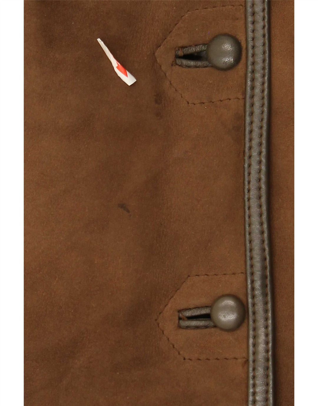 Vintage Damen Lammfellmantel IT 44 Mittelbraun