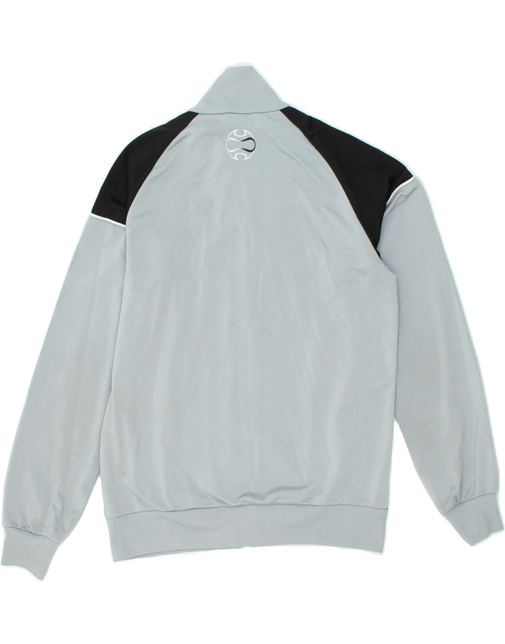 ADIDAS Boys Tracksuit Top Jacket 13-14 Years Blue Colourblock Polyester Vintage Adidas and Second-Hand Adidas from Messina Hembry 
