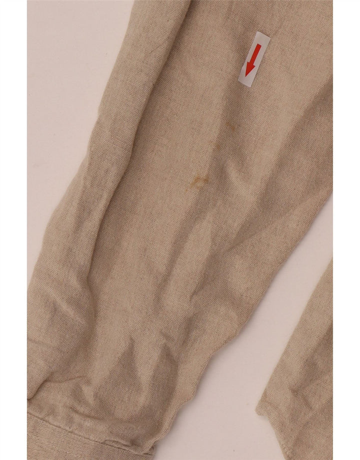 Energie Mens Shirt Large Beige Linen