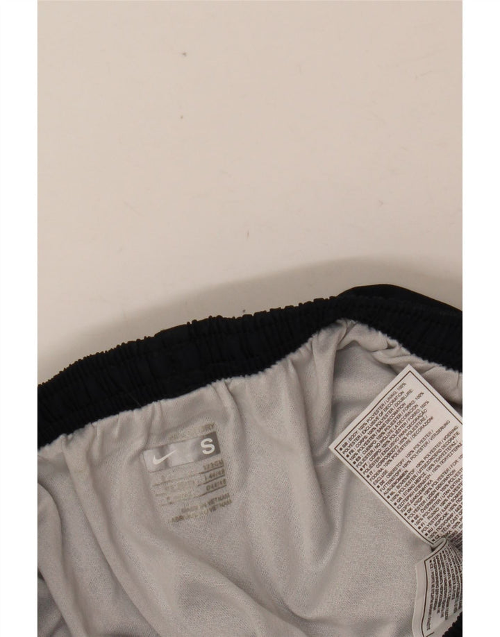 NIKE Damen Sportshorts UK 8 Small Marineblau Polyester