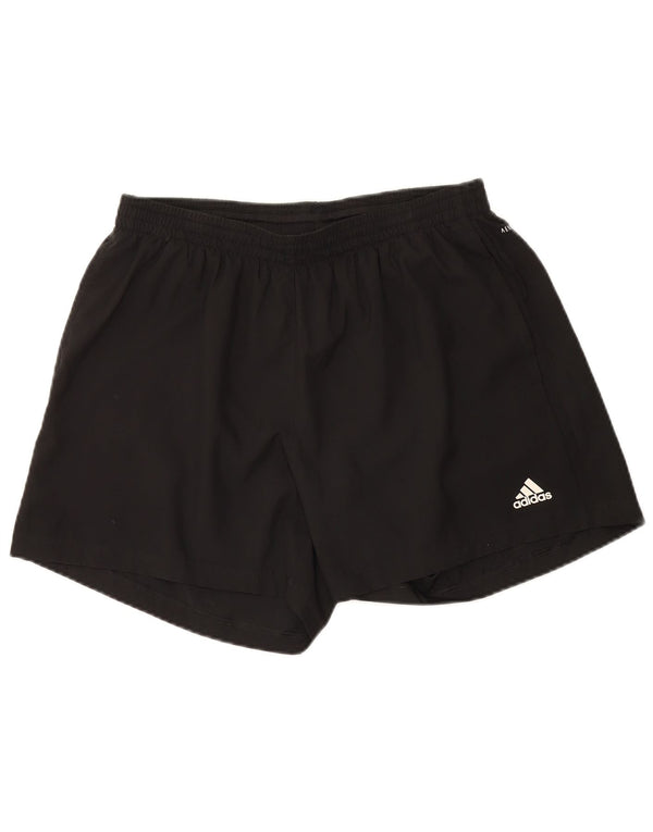 Adidas Herre Aeroready Graphic Sports Shorts Medium Sort Polyester