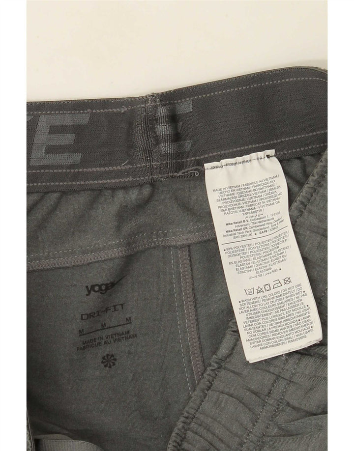 Nike Pantalon de survêtement de yoga pour homme Gris moyen chiné en polyester
