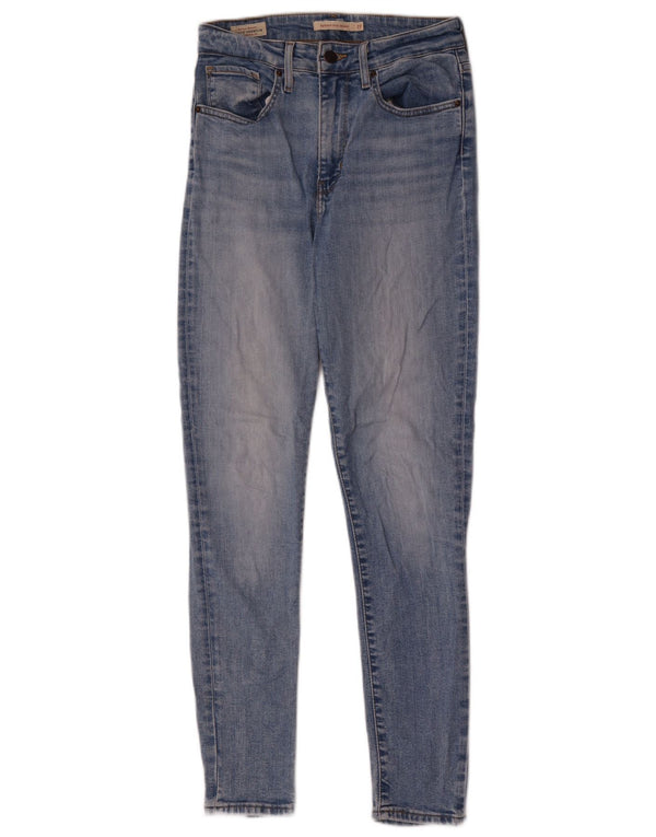 Levi's Womens 721 High Rise Skinny Jeans W27 L30 Blue Cotton