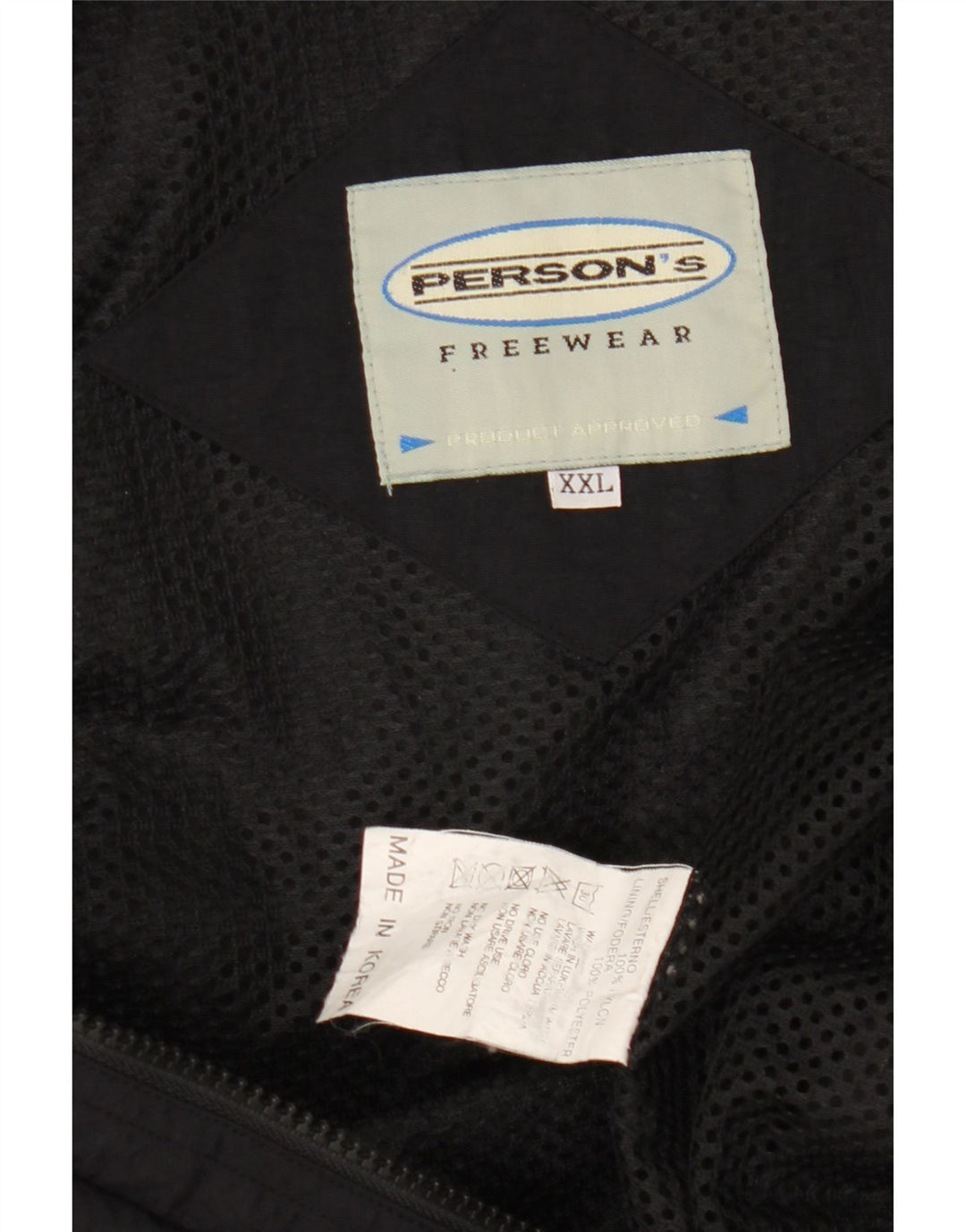 Person's Mens Utility Gilet UK 44 2XL Black Nylon