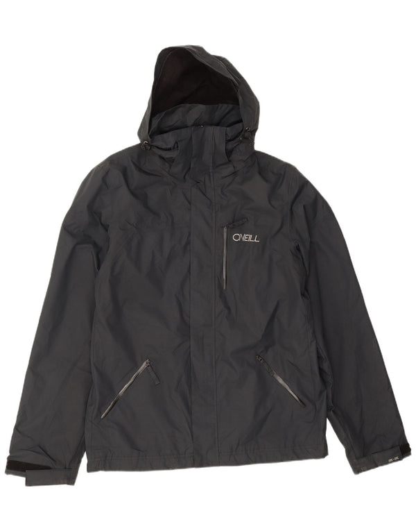 Jaqueta corta-vento masculina O'Neill com capuz gráfico UK 34 XS poliéster preto