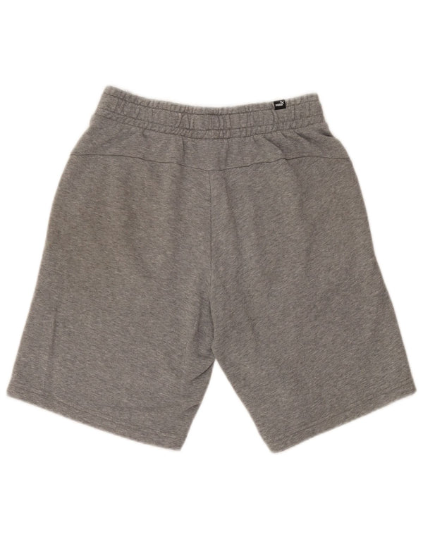 Puma Short de Sport Graphique Homme Petit Gris Moucheté Coton