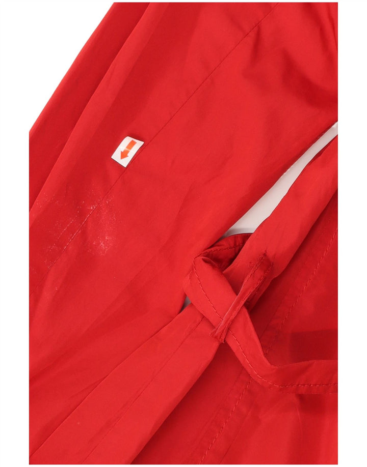 MARELLA Womens Trench Coat UK 10 Small Red Polyester