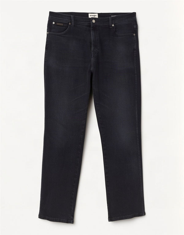 Jeans dritti da uomo Wrangler Texas W36 L32 cotone blu navy