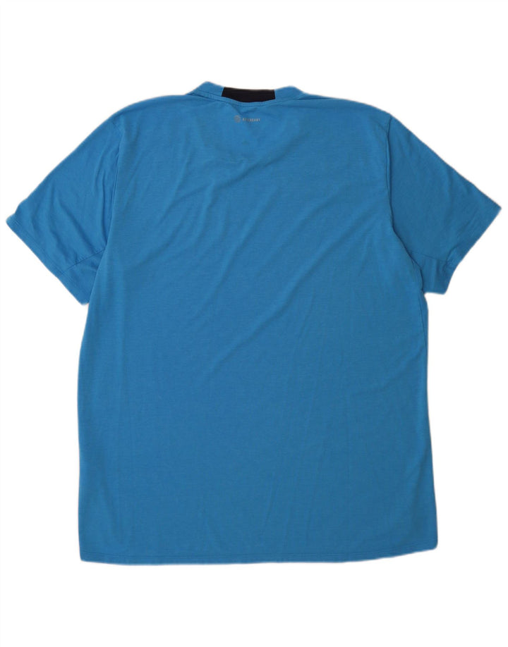 Adidas Hombre Camiseta Top XL Azul Poliéster
