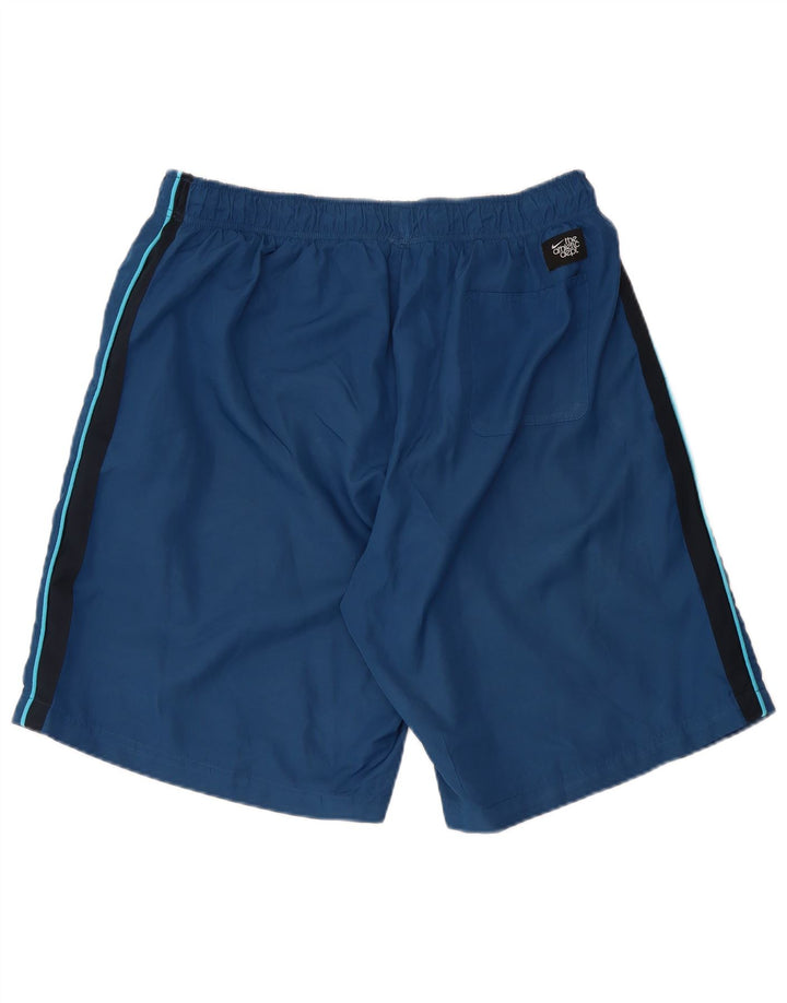 Shorts de natação masculino Nike 2XL azul colorblock poliéster