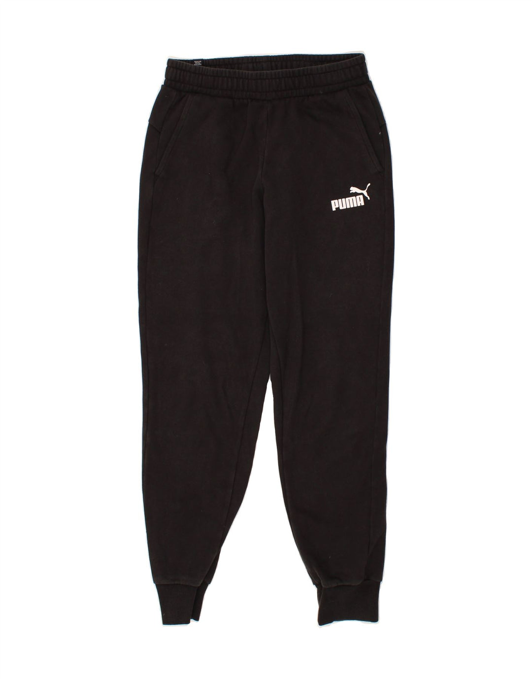PUMA Mens Tracksuit Trousers Joggers Small Black Cotton Vintage Puma and Second-Hand Puma from Messina Hembry 