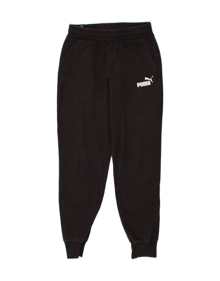 PUMA Mens Tracksuit Trousers Joggers Small Black Cotton Vintage Puma and Second-Hand Puma from Messina Hembry 