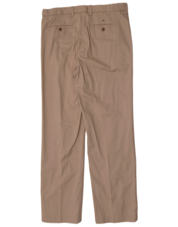 Мужские прямые брюки чинос Marks & Spencer Blue Harbour W36 L33 бежевые