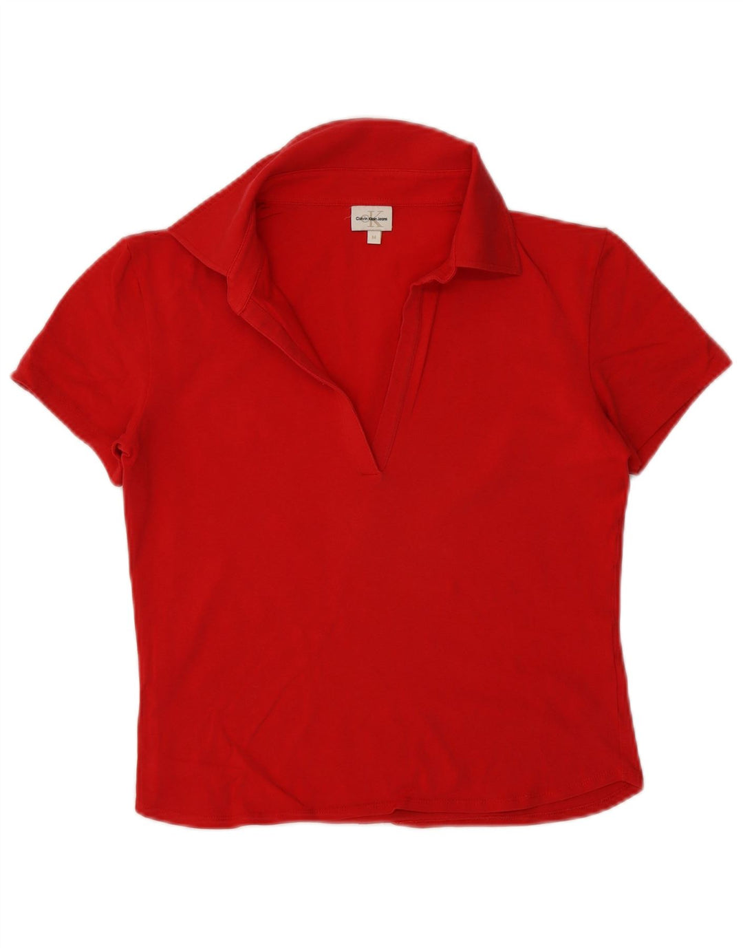 Calvin Klein Polo Femme Rouge Moyen