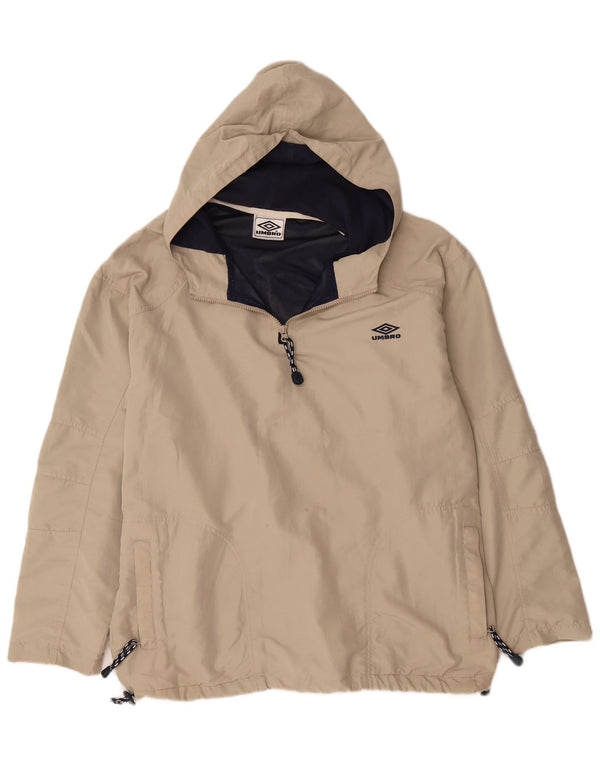 Giacca antipioggia Umbro da uomo pullover con cappuccio UK 42 XL Poliestere beige