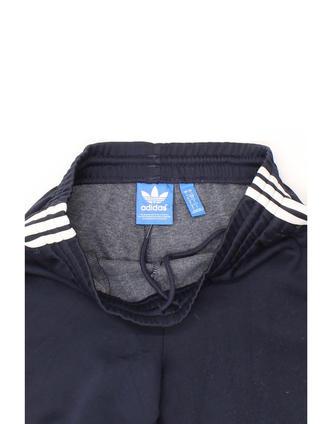ADIDAS Mens Tracksuit Trousers Joggers Small Navy Blue Polyester Vintage Adidas and Second-Hand Adidas from Messina Hembry 