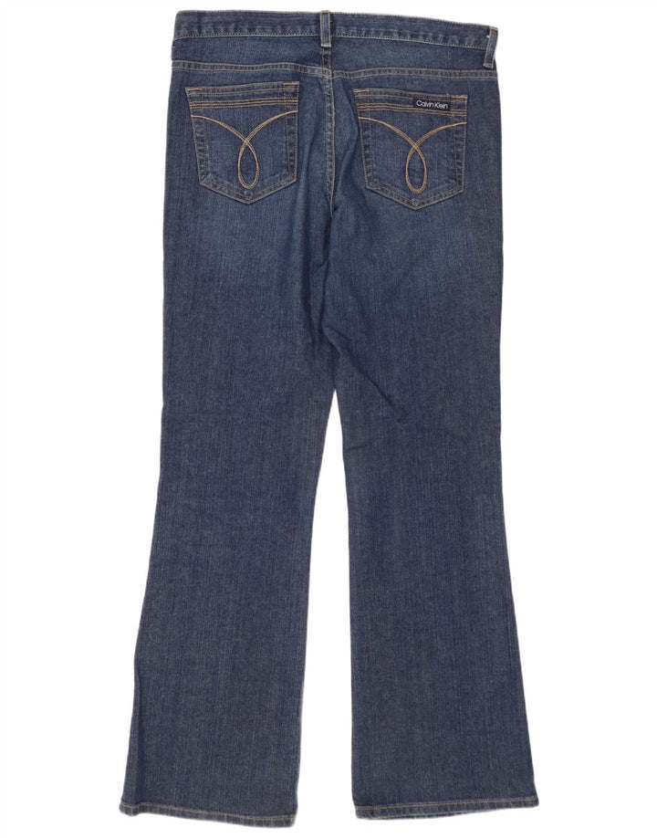 CALVIN KLEIN Womens Bootcut Jeans US 10 Large W30 L32 Blue Cotton