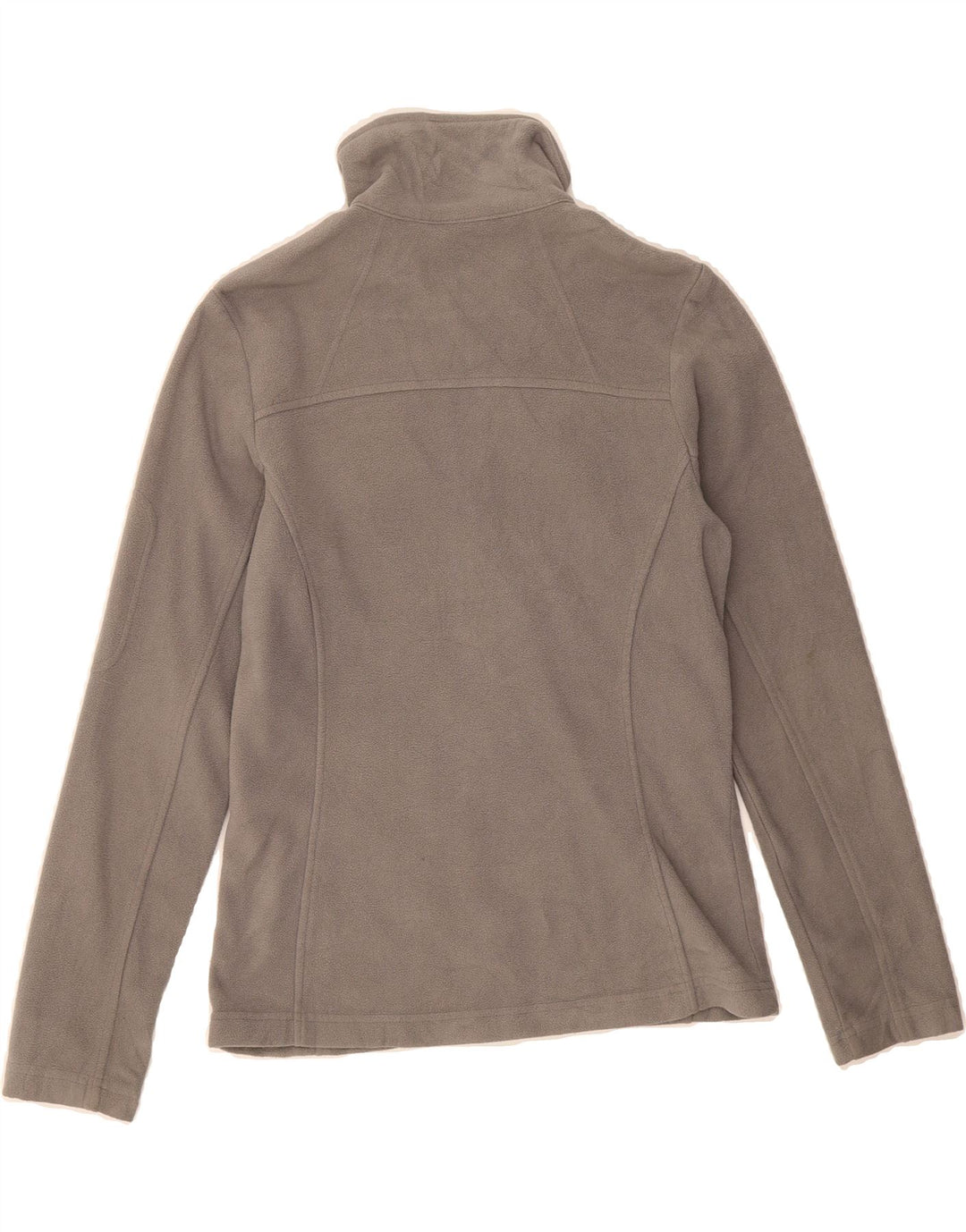 COLUMBIA Womens Fleece Jacket UK 6 XS Grey Polyester Vintage Columbia and Second-Hand Columbia from Messina Hembry 