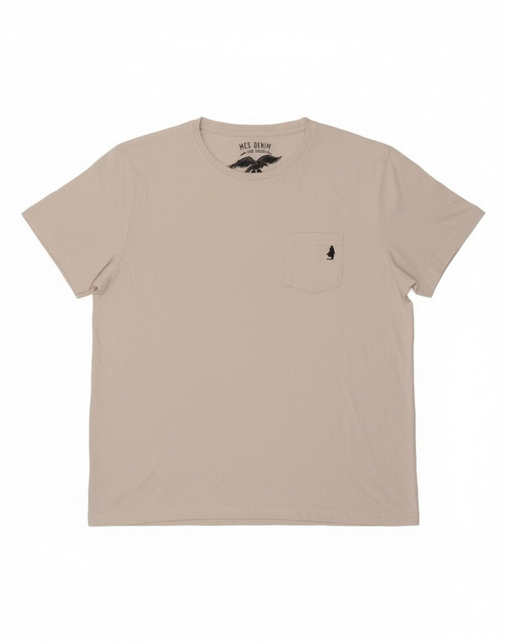 Marlboro Classics Herre T-Shirt Top Stor Hvid Bomuld
