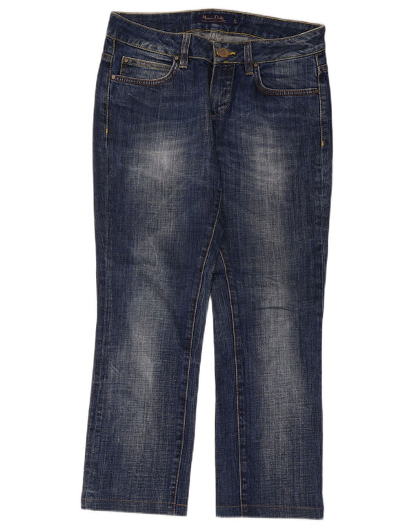 Massimo Dutti Womens Cropped Jeans W27 L25 Blue Cotton