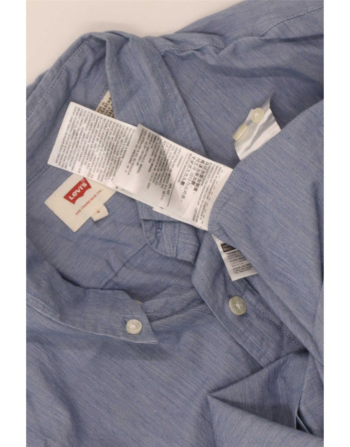 Levi's Chemise Small Bleu Moucheté Coton Homme