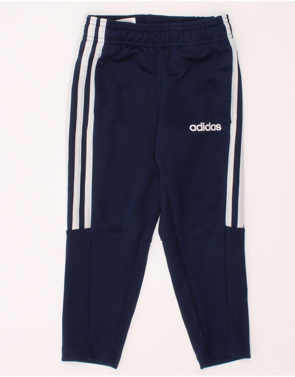 Adidas Boys Climalite træningsdragt bukser 2-3 år marineblå polyester