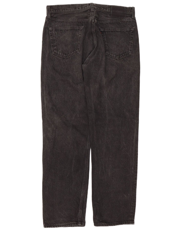 Jeans dritti da uomo Levi's W36 L32 cotone nero