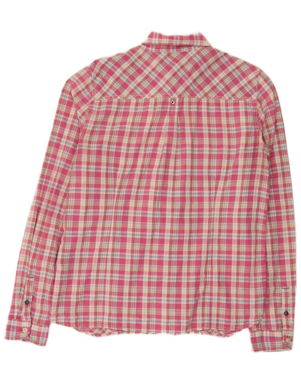 Camisa Tommy Hilfiger para mujer UK 18 XL Algodón a cuadros rosa