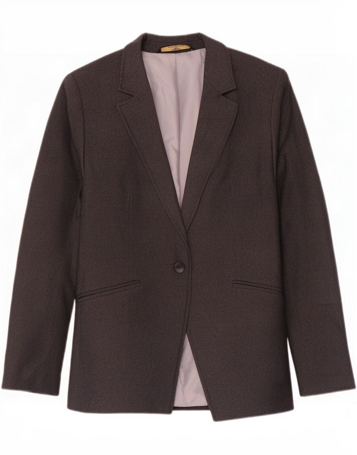 Michael 1 botão Blazer feminino Marks & Spencer Reino Unido 14 grande cinza