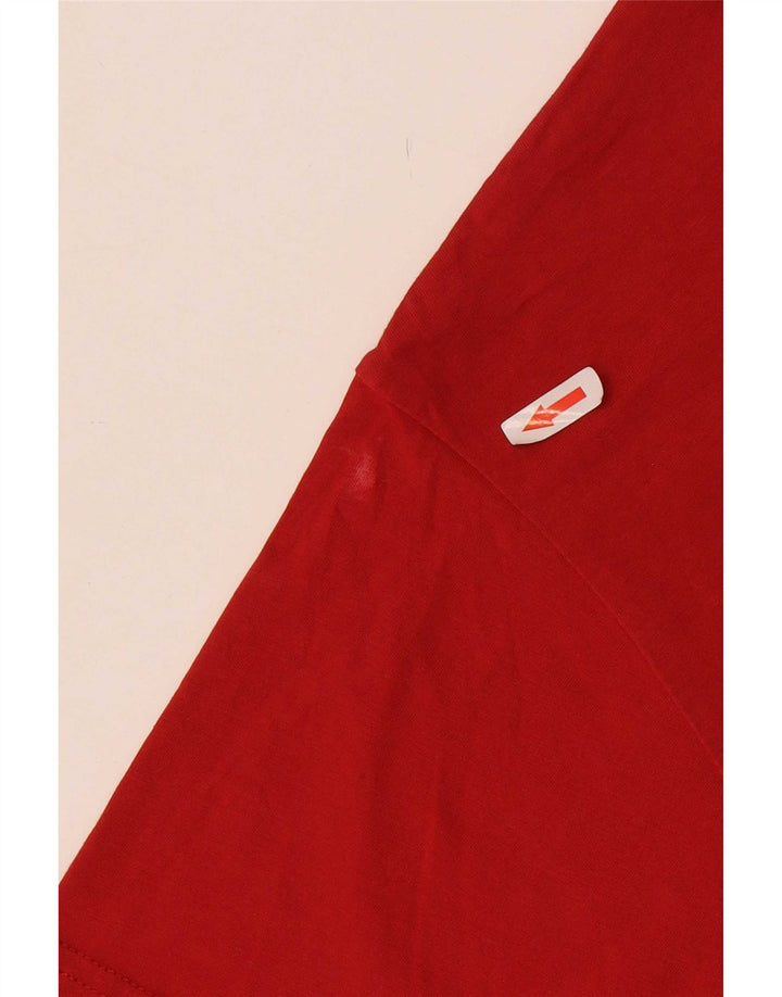 Vans Herre Classic Fit Grafisk T-Shirt Top Medium Rød Bomuld