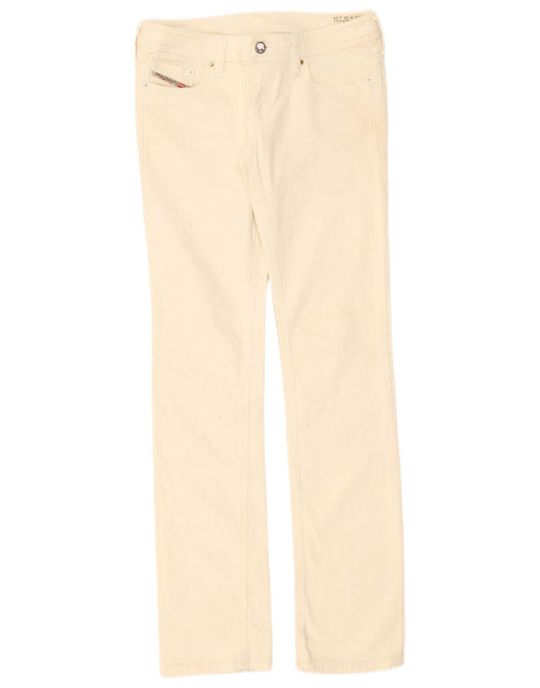 Jeans Lowky Slim da donna Diesel W30 L34 in cotone bianco sporco