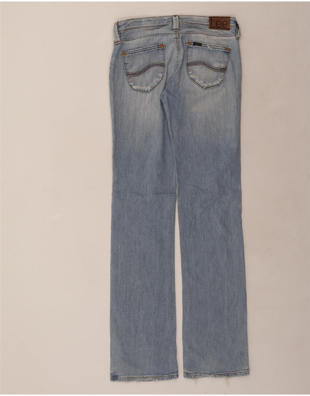Jeans bootcut effetto vissuto Jinx LEE da donna W31 L35 cotone blu