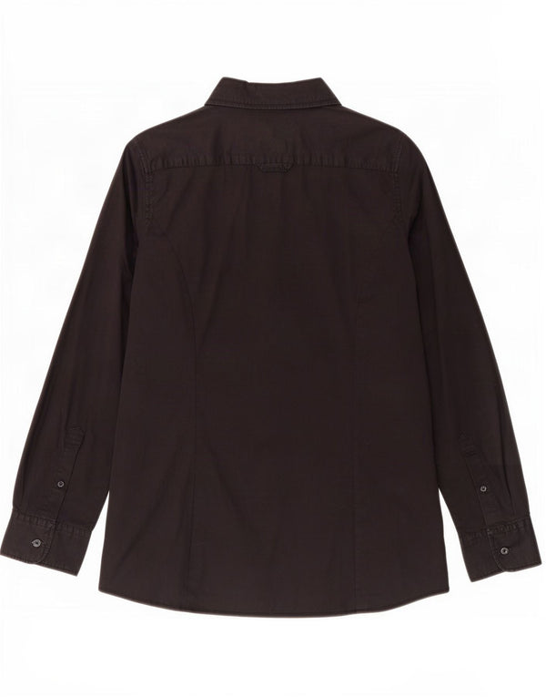 Gaastra Womens Shirt UK 16 Large Black Cotton