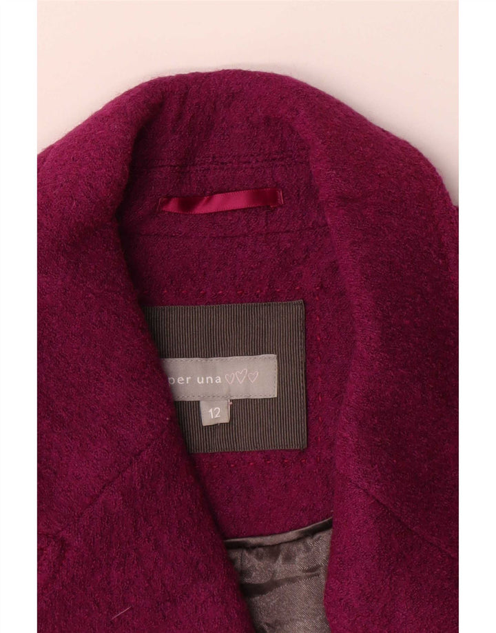 Jaqueta Blazer Feminina Marks & Spencer Per Una 1 Botão Reino Unido 12 Médio Borgonha