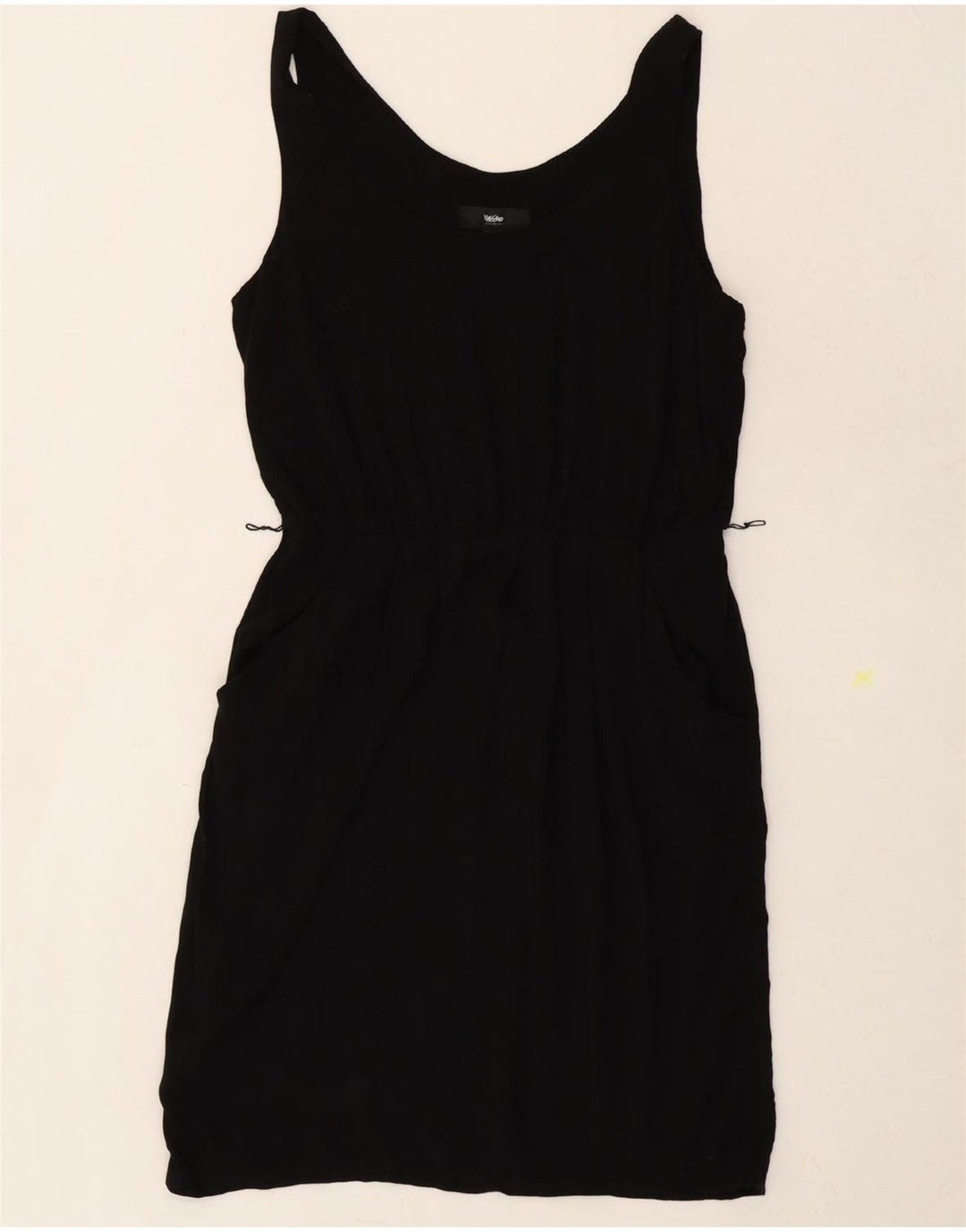MOSSIMO Womens Sleeveless Basic Dress UK 10 Small Black Rayon Vintage Mossimo and Second-Hand Mossimo from Messina Hembry 